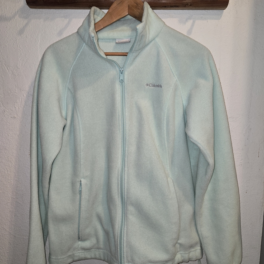 Columbia Women's Mint Green Fleece Jacket
